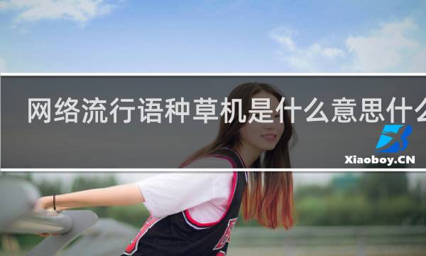 网络流行语种草机是什么意思什么梗