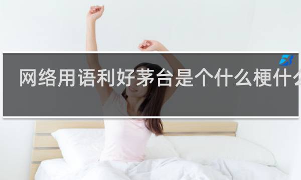 网络用语利好茅台是个什么梗什么梗