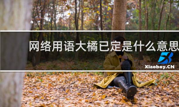 网络用语大橘已定是什么意思，出自哪里什么梗