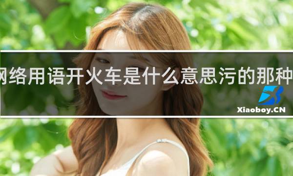网络用语开火车是什么意思污的那种什么梗