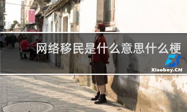 网络移民是什么意思什么梗