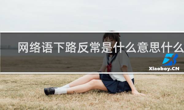 网络语下路反常是什么意思什么梗