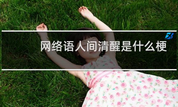 网络语人间清醒是什么梗，表达的什么意思什么梗