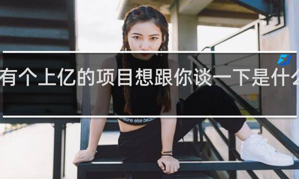 网络语我有个上亿的项目想跟你谈一下是什么意思污什么梗