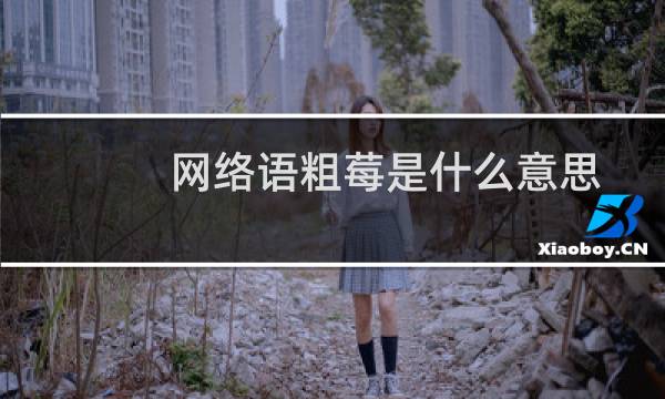 网络语粗莓是什么意思（女生说cu莓是什么意思）什么梗