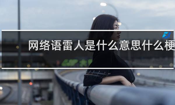网络语雷人是什么意思什么梗
