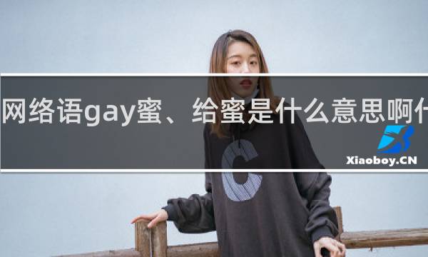 网络语gay蜜、给蜜是什么意思啊什么梗