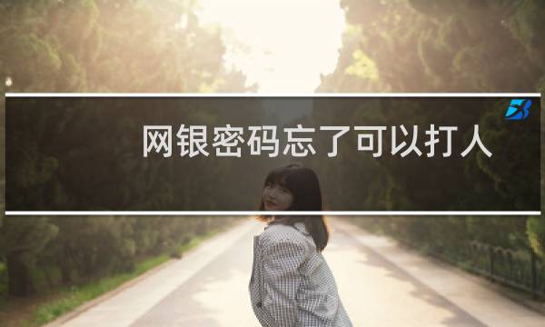 网银密码忘了可以打人工客服改吗（网银密码忘了怎么办）图片