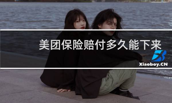 美团保险赔付多久能下来