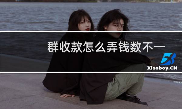 群收款怎么弄钱数不一样（群收款怎么弄）图片