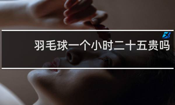 羽毛球一个小时二十五贵吗
