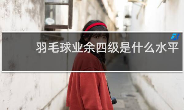 羽毛球业余四级是什么水平