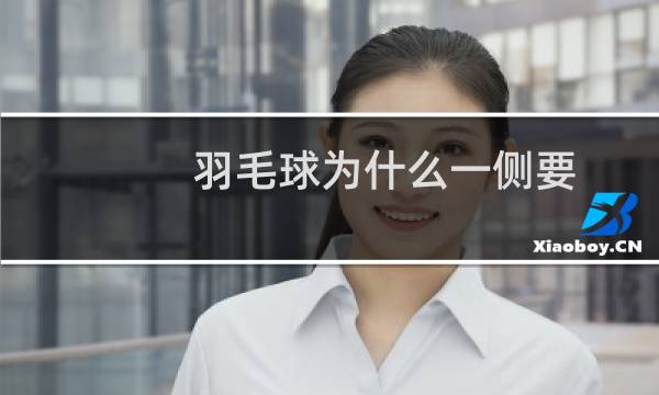 羽毛球为什么一侧要