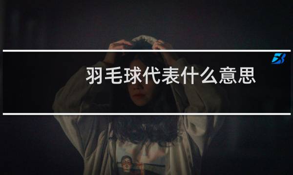 羽毛球代表什么意思