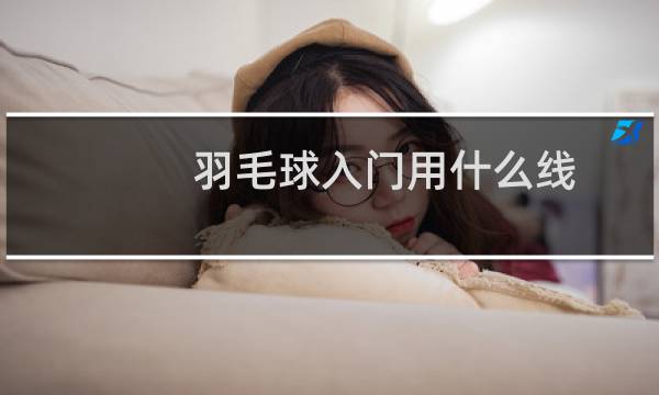 羽毛球入门用什么线