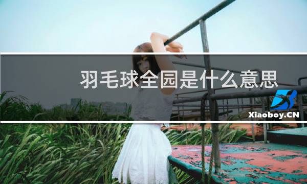 羽毛球全园是什么意思