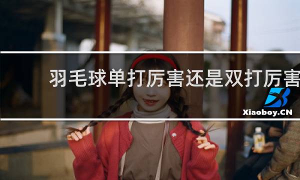 羽毛球单打厉害还是双打厉害