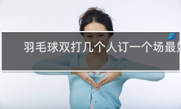 羽毛球双打几个人订一个场最好