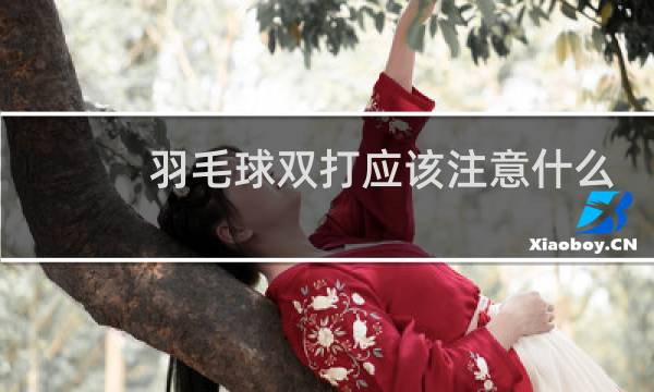羽毛球双打应该注意什么