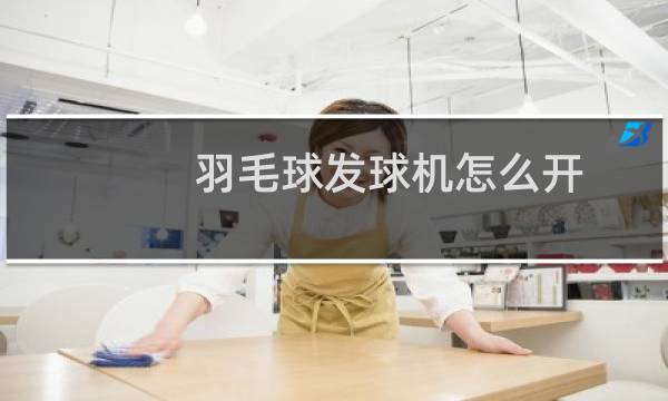 羽毛球发球机怎么开