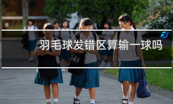 羽毛球发错区算输一球吗