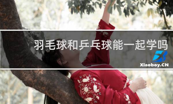 羽毛球和乒乓球能一起学吗