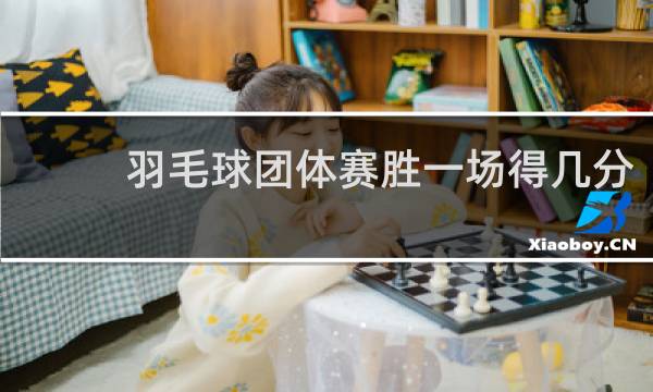 羽毛球团体赛胜一场得几分
