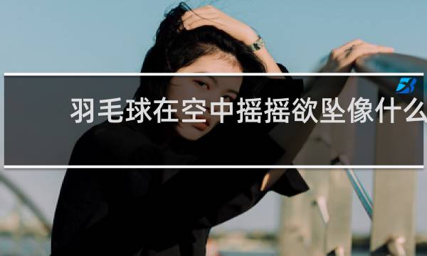 羽毛球在空中摇摇欲坠像什么