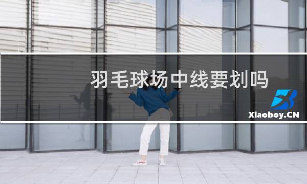 羽毛球场中线要划吗