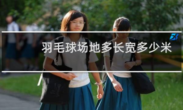 羽毛球场地多长宽多少米