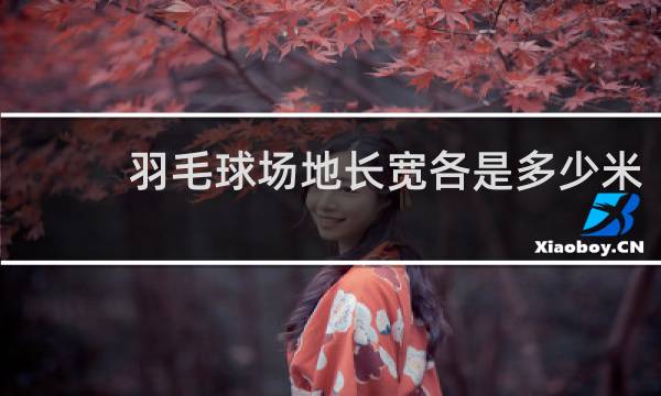 羽毛球场地长宽各是多少米