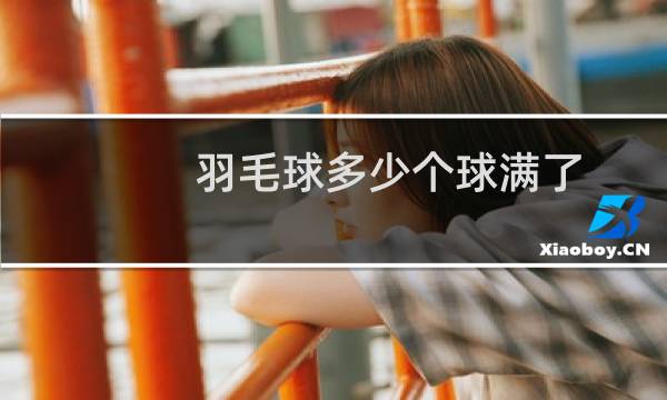 羽毛球多少个球满了