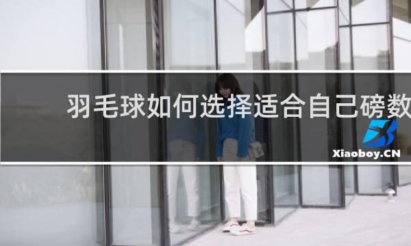 羽毛球如何选择适合自己磅数