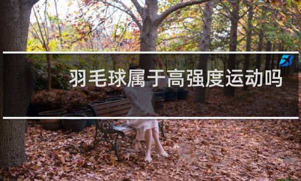 羽毛球属于高强度运动吗