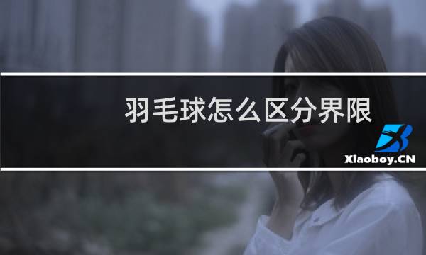 羽毛球怎么区分界限