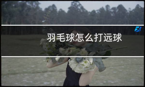 羽毛球怎么打远球