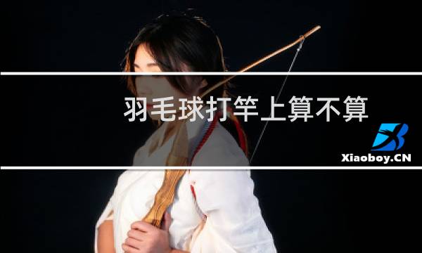 羽毛球打竿上算不算