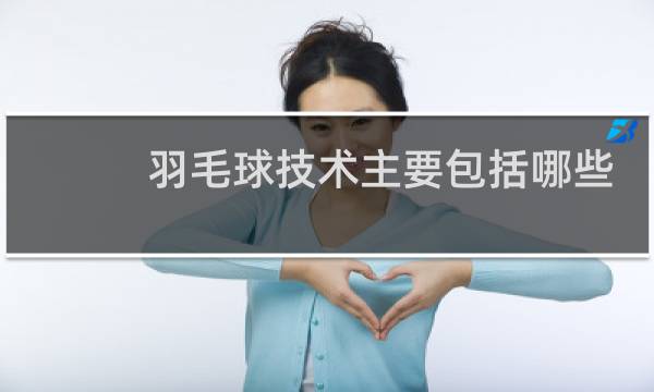 羽毛球技术主要包括哪些