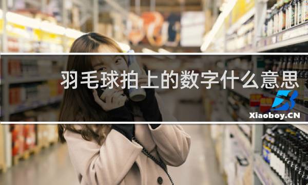 羽毛球拍上的数字什么意思