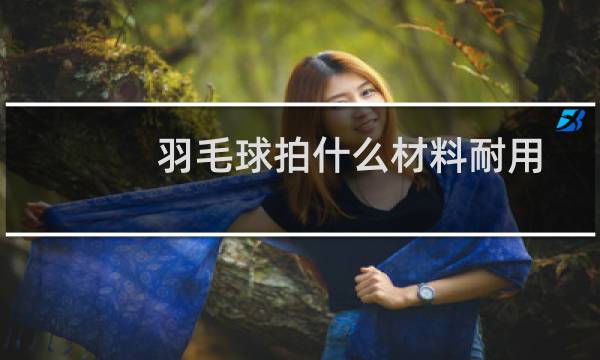 羽毛球拍什么材料耐用