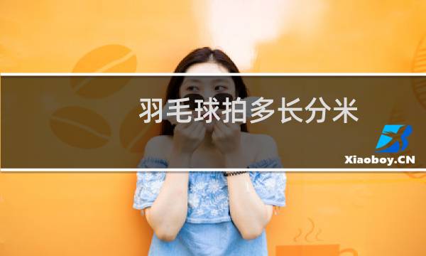 羽毛球拍多长分米