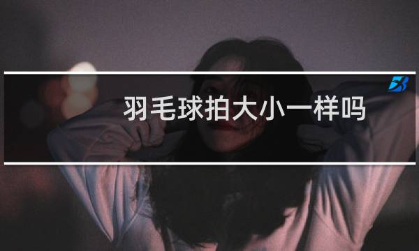 羽毛球拍大小一样吗