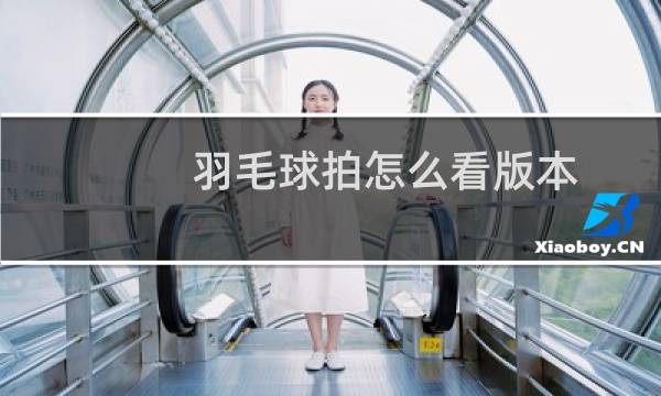 羽毛球拍怎么看版本