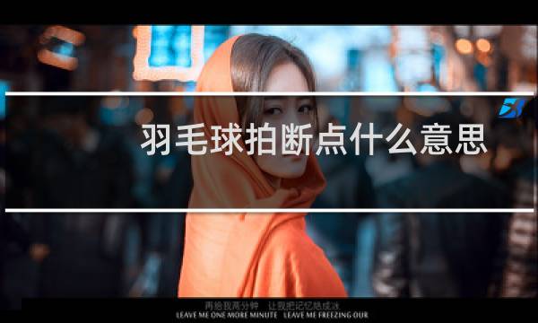 羽毛球拍断点什么意思