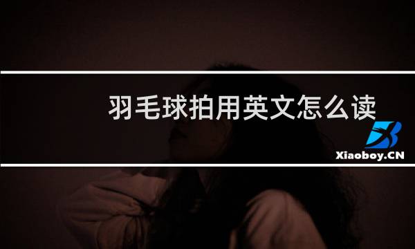 羽毛球拍用英文怎么读