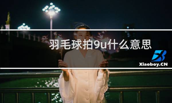 羽毛球拍9u什么意思