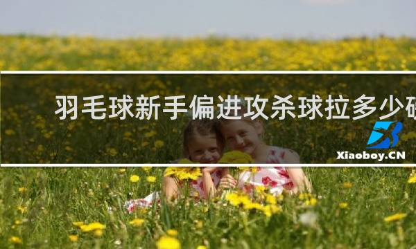 羽毛球新手偏进攻杀球拉多少磅