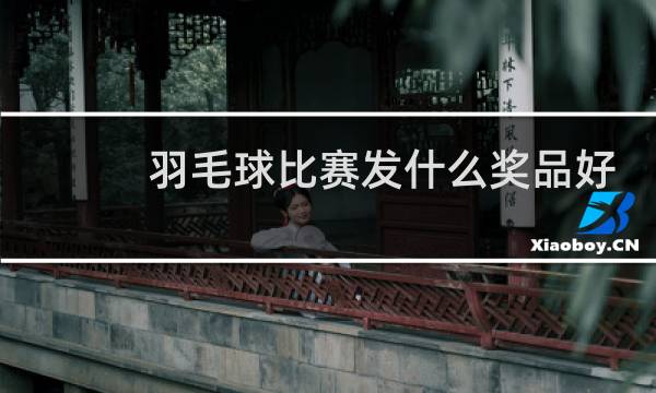 羽毛球比赛发什么奖品好