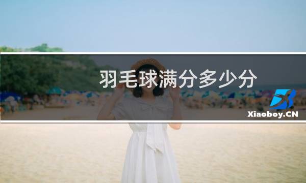 羽毛球满分多少分