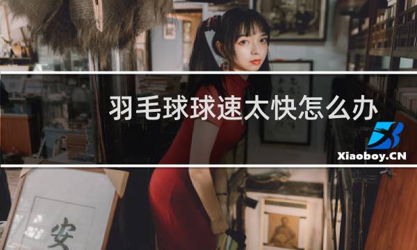 羽毛球球速太快怎么办